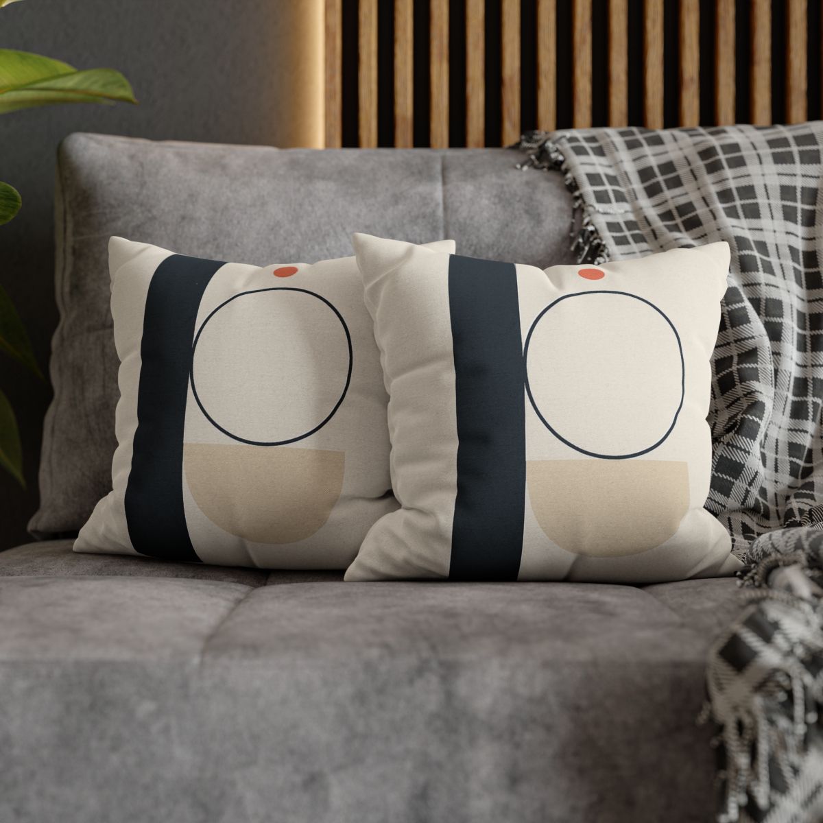 Quiet Column With Split Circle trendy patterned pillow cases