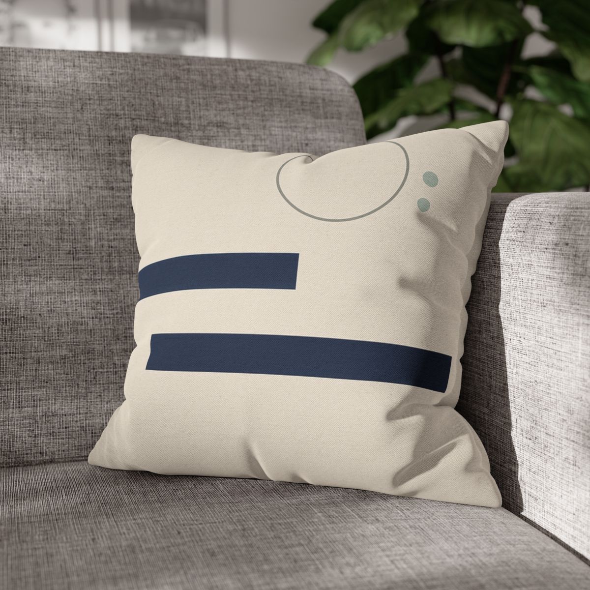 Twin Bars And Quiet Dot Cluster designer print pillow cases