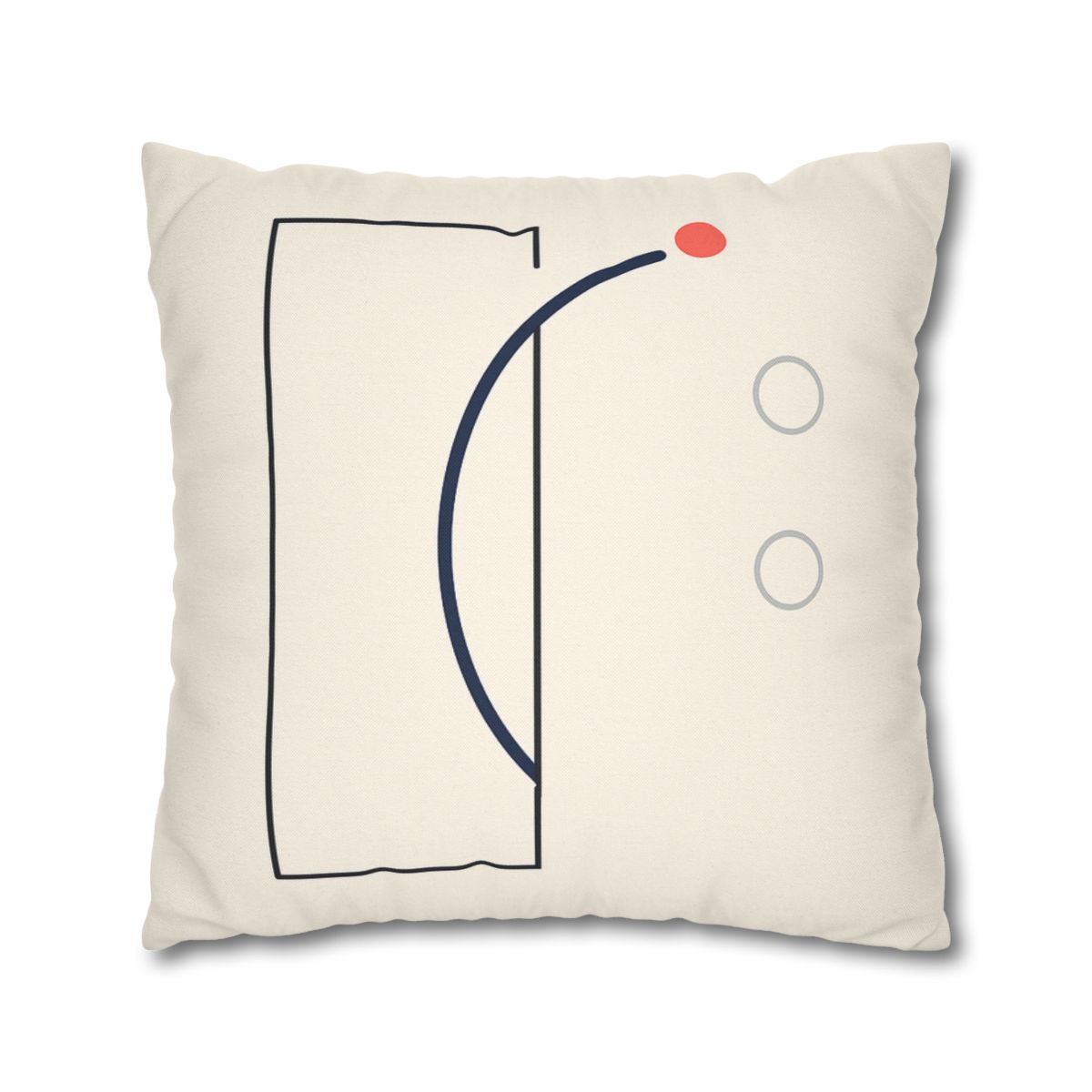Offset Frame With Orbit Arc custom pillow cases