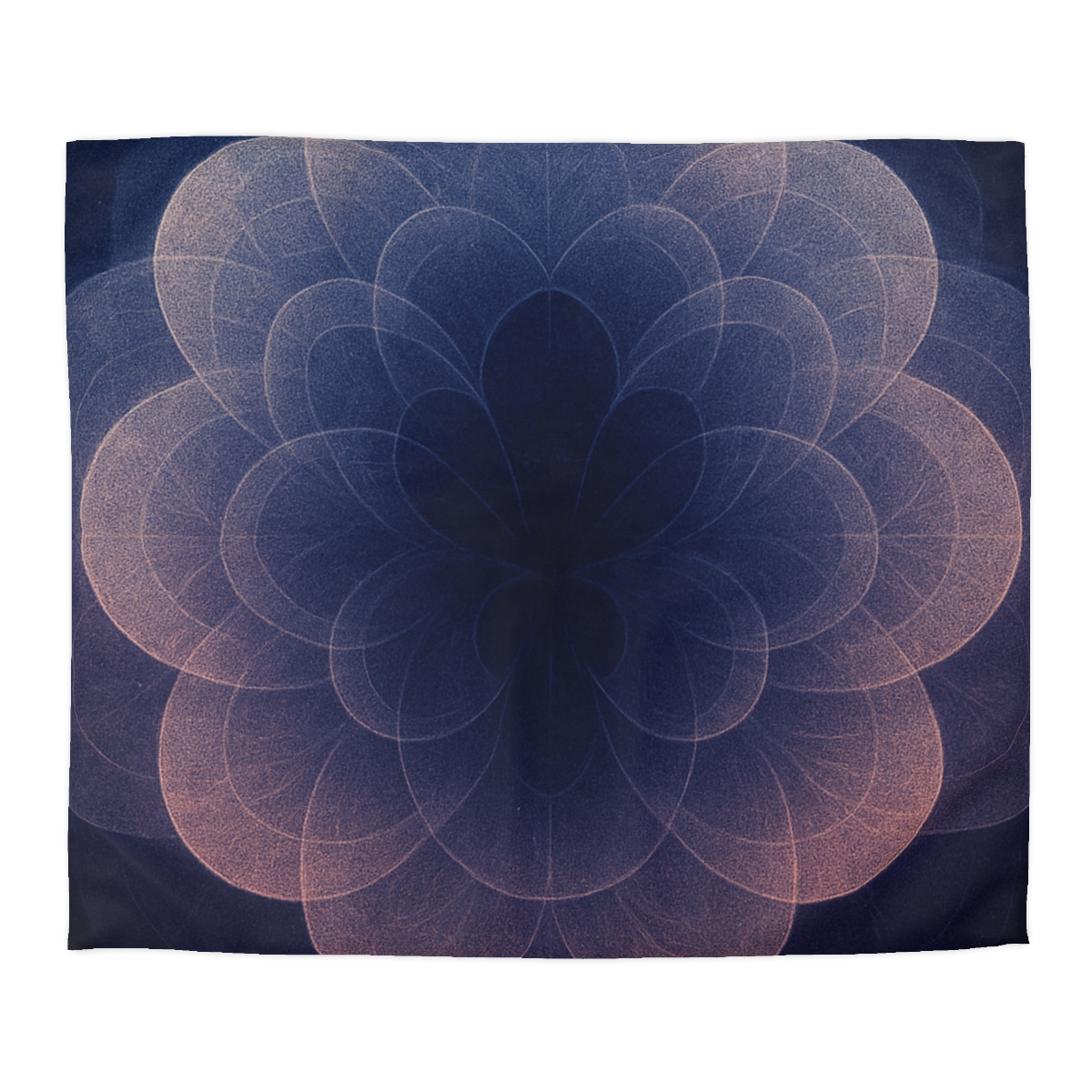 Petal Halo Interference personalized bedding duvets