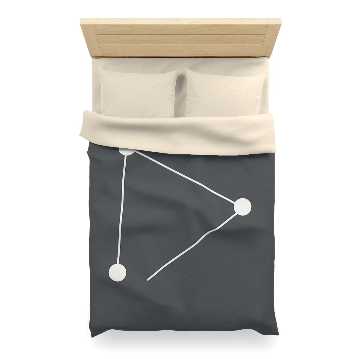 Triangular Line Constellation soft comforter duvets