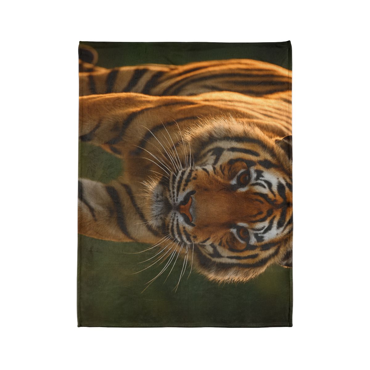 Forest Stalker Bengal Tiger soft fleece blankets