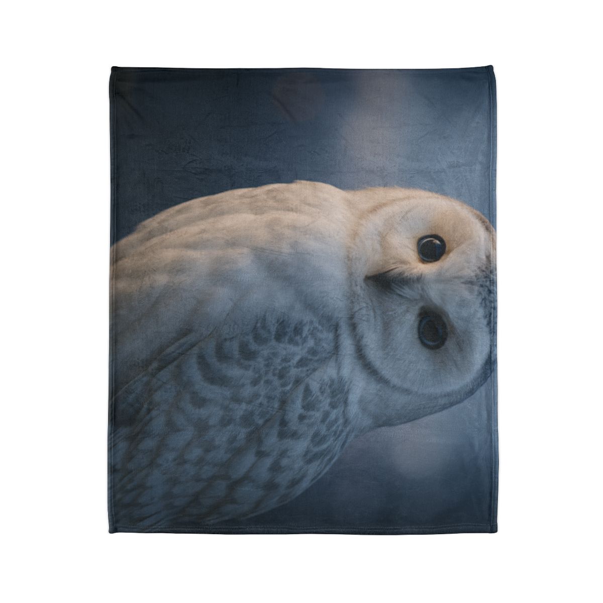 Twilight Watcher Snowy Owl unique gift blankets