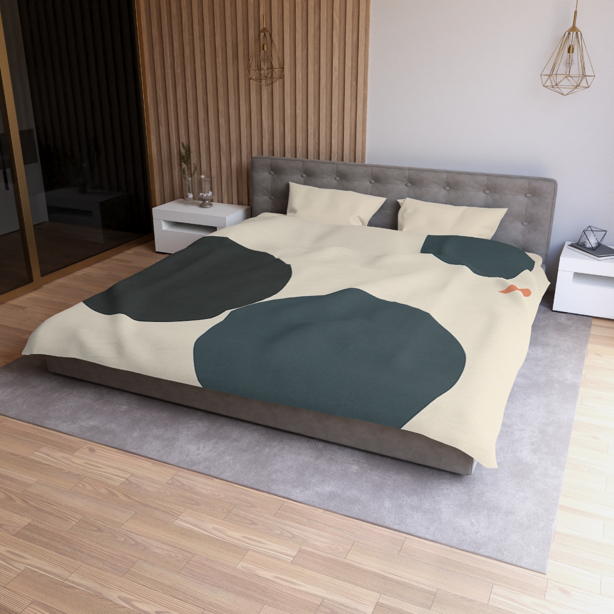 Three Circles With Shared Edge unique patterned duvets