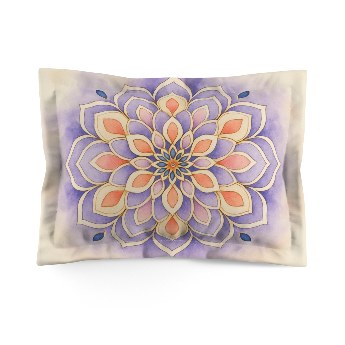 Petal Prism Mandala trendy accent pillows