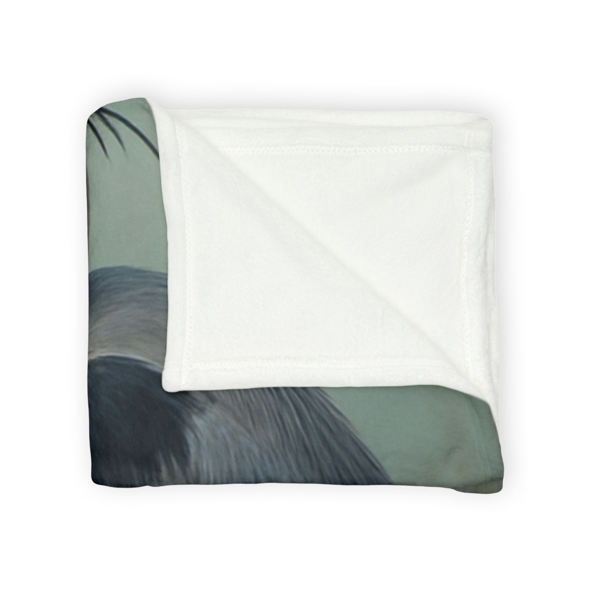 Harbor Watch Great Blue Heron warm winter blankets