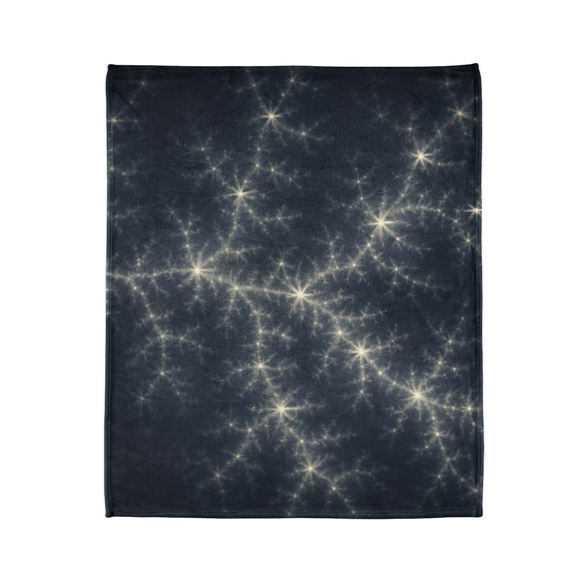 Starlit Fractal Cluster Drift stylish throw blankets