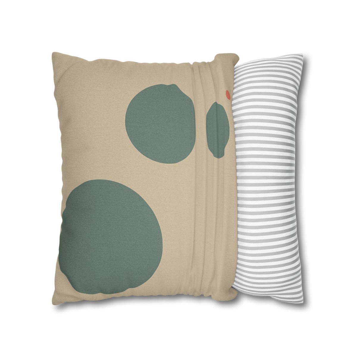 Quiet Triplet Of Offset Circles personalized pillow covers