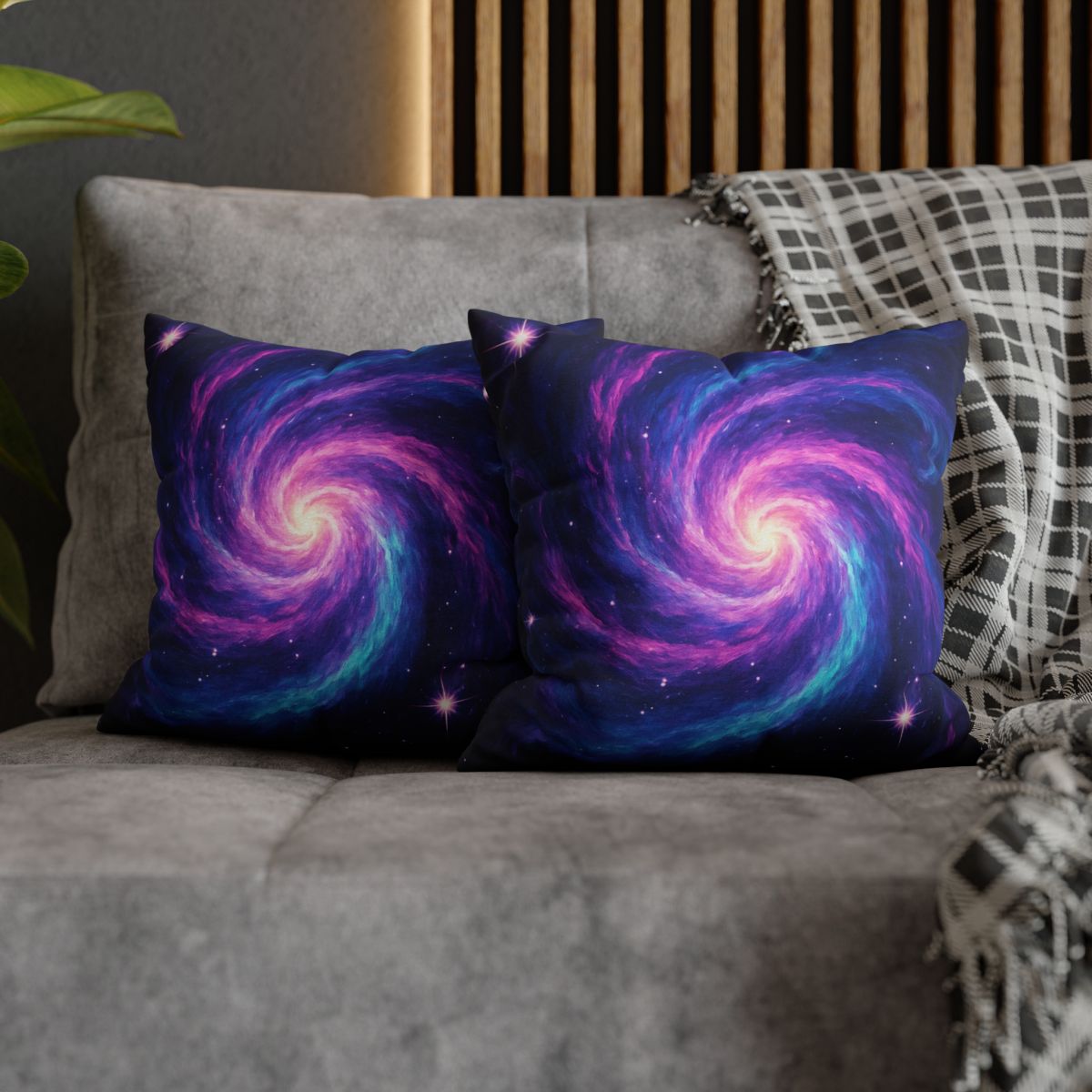 Nebula Spiral Haze stylish decorative pillowcases