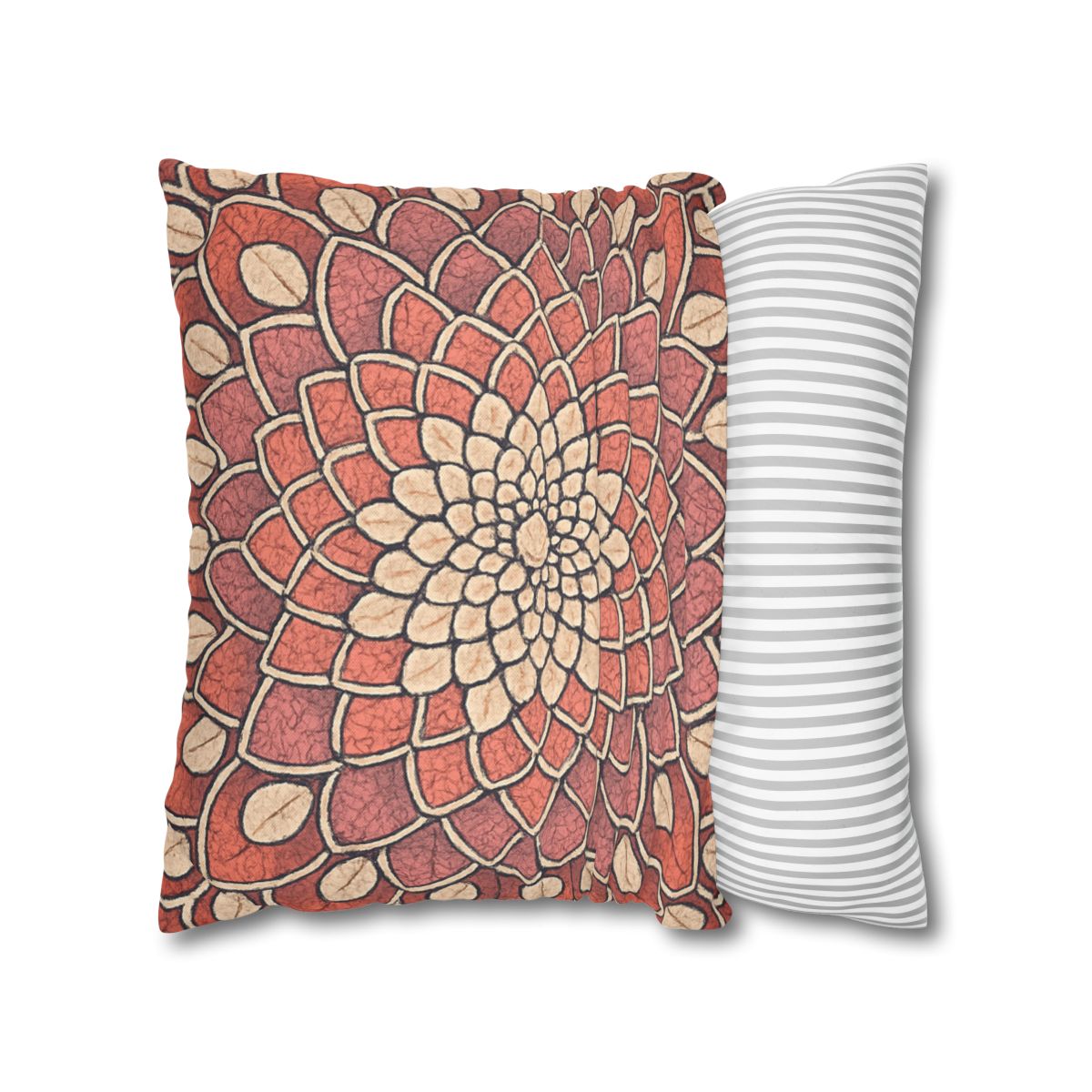 Bud Mosaic Fractal Bloom unique gift pillow cases