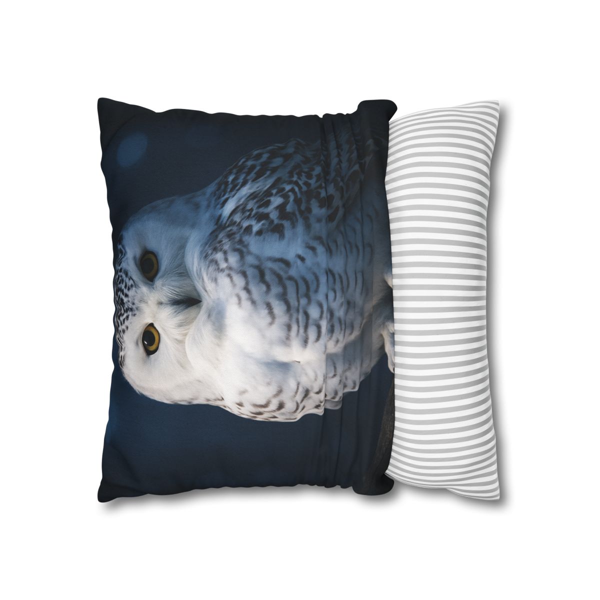 Midnight Watch Snowy Owl soft cotton pillow cases