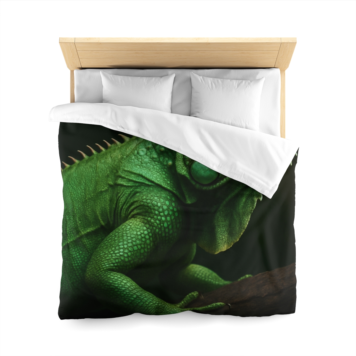Mirror Glide Green Iguana duvets for gifts