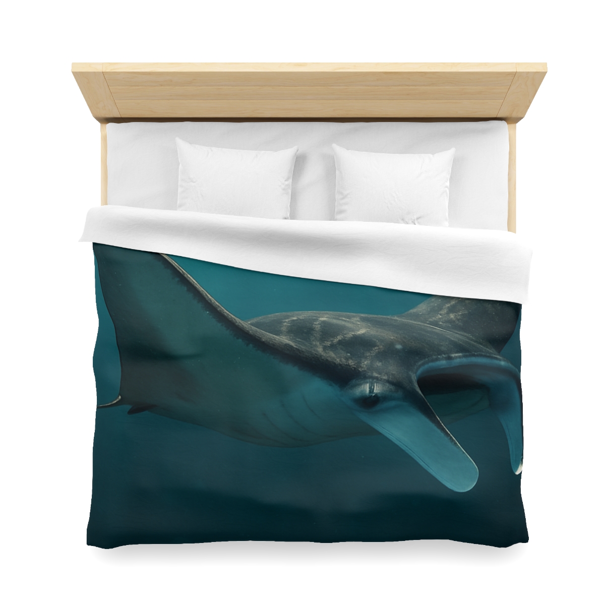 Starlit Drift Manta Ray custom duvets