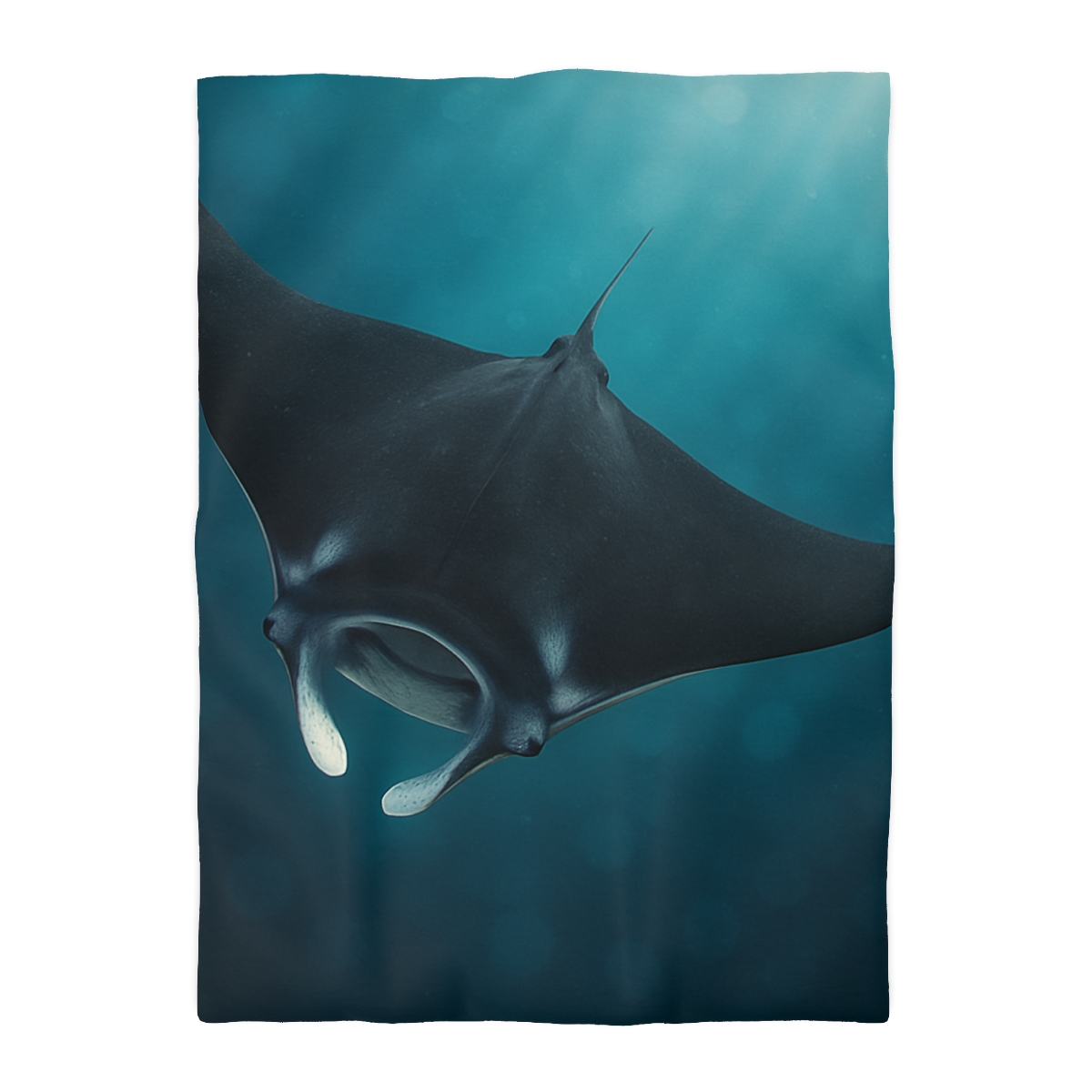 Cosmic Glide Manta Ray unique patterned duvets