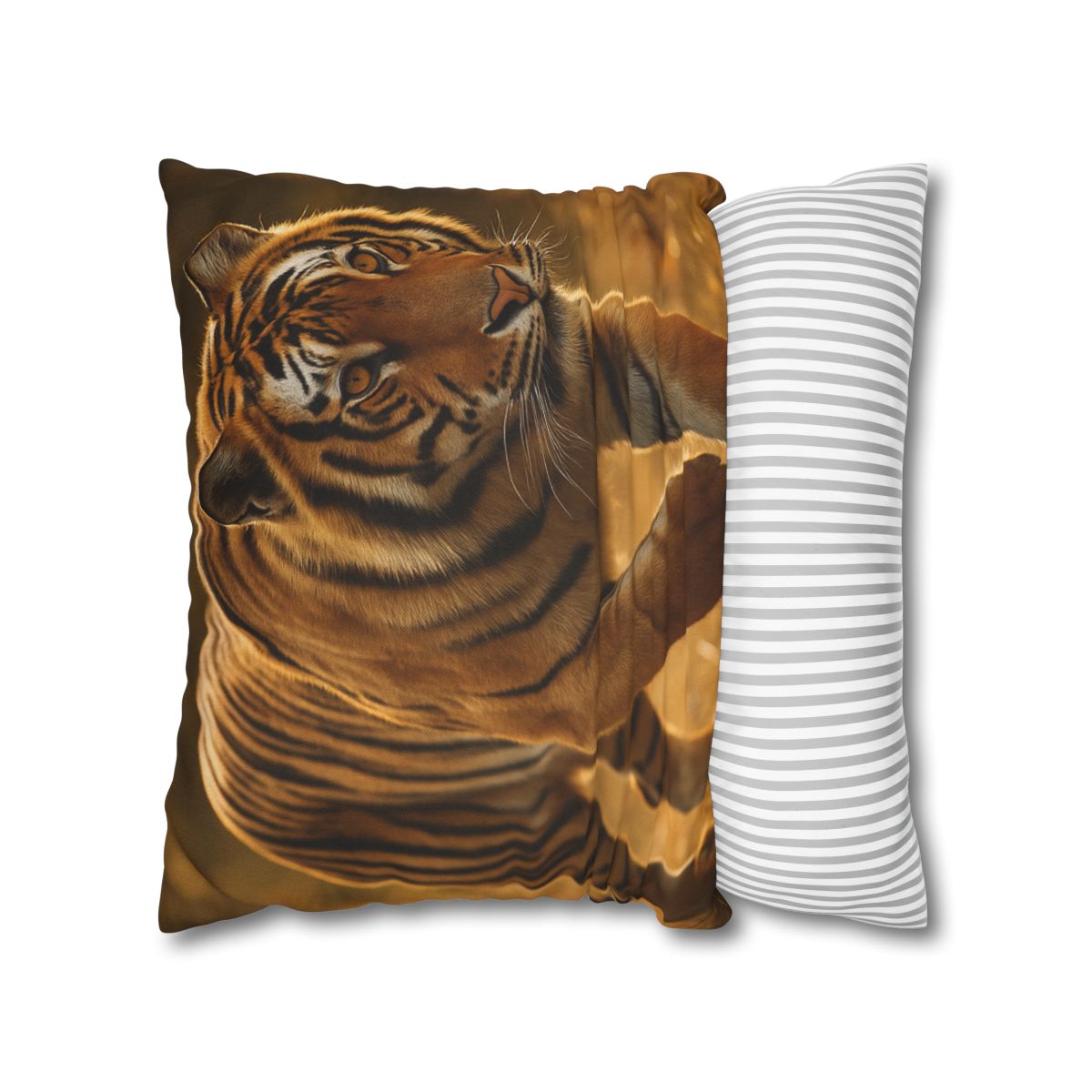 Forest Stalker Bengal Tiger soft cotton pillow cases