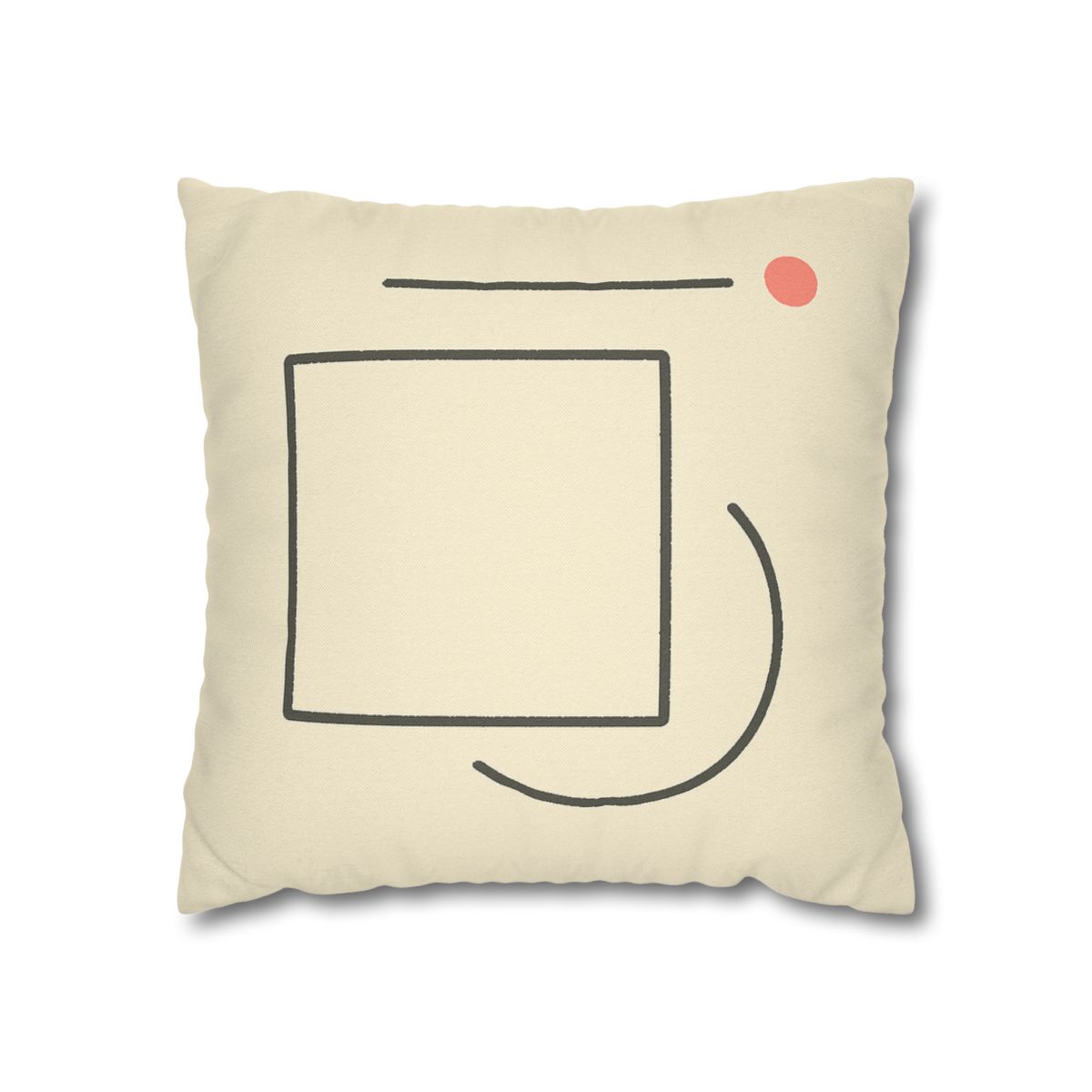 Offset Frame With Crescent Anchor stylish decorative pillowcases