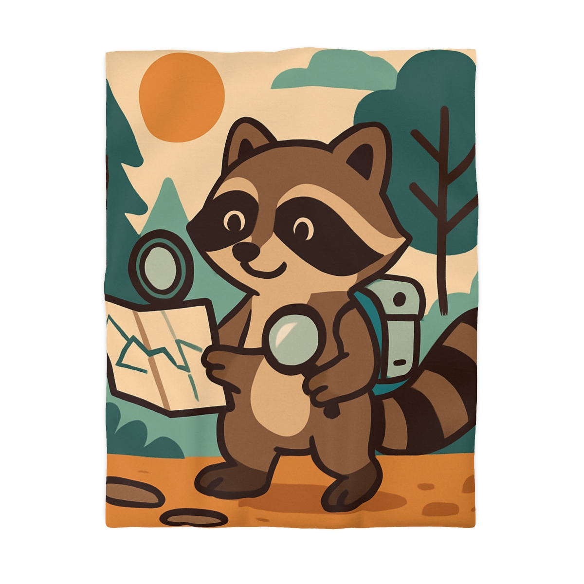 Robot Ranger Raccoon duvets for gifts