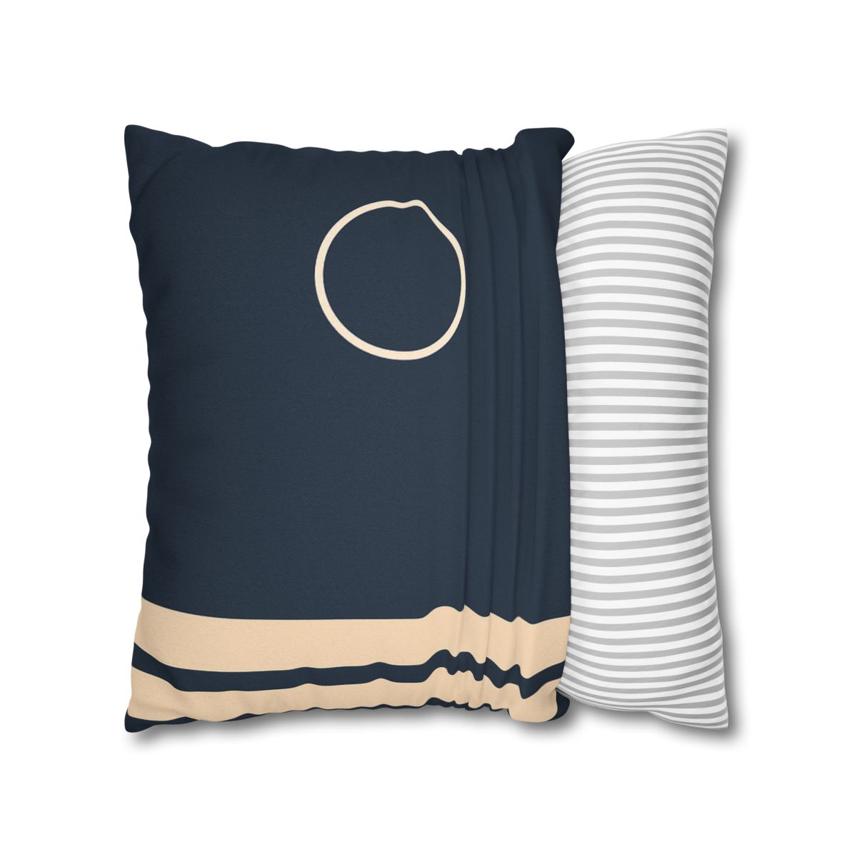 Quiet Column And Floating Ring designer print pillow cases