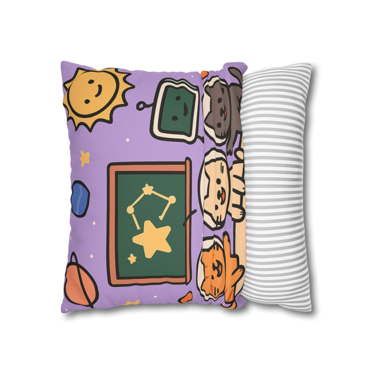 Space School Astronaut Cats comfortable bedding pillow covers