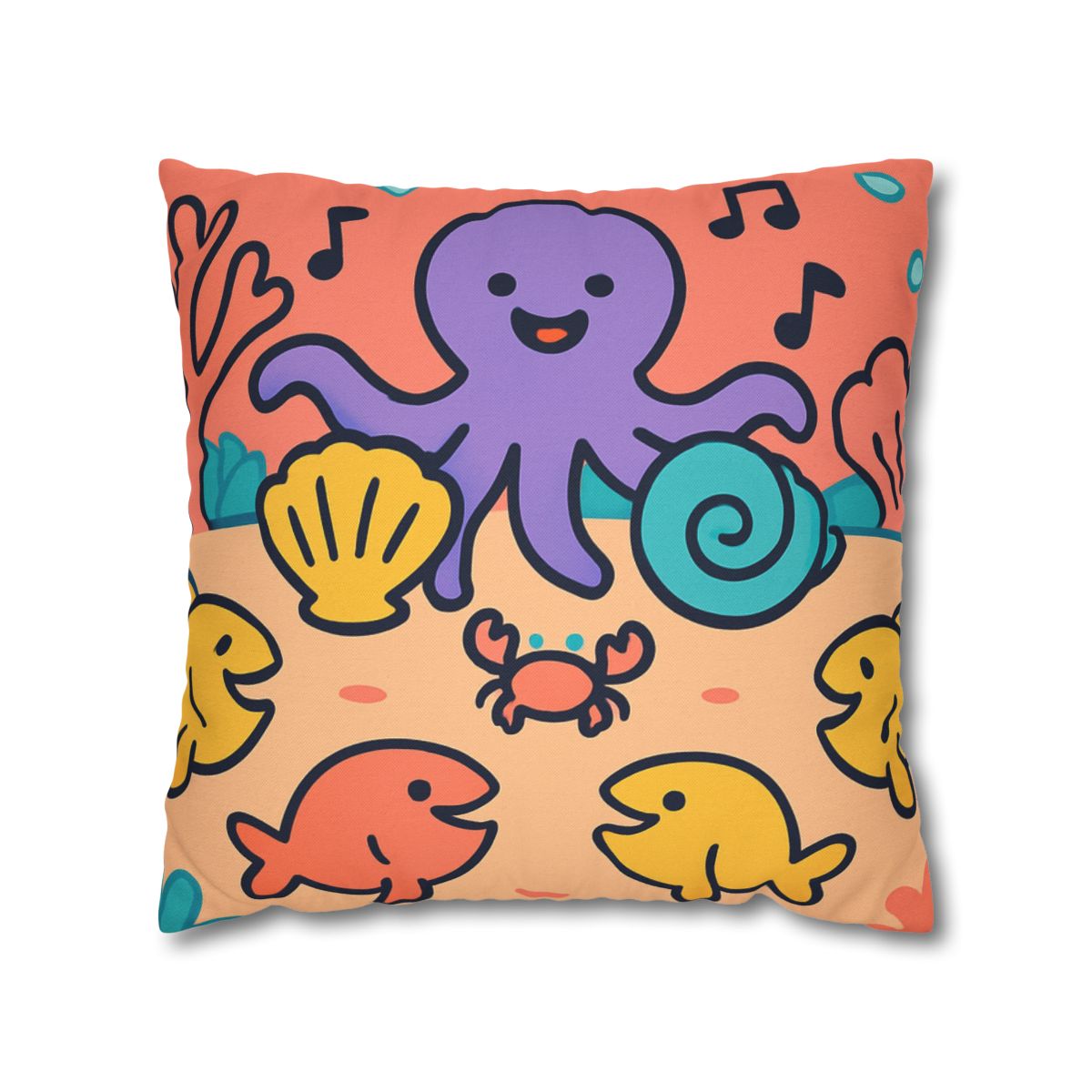 Coral Concert Undersea custom pillow cases