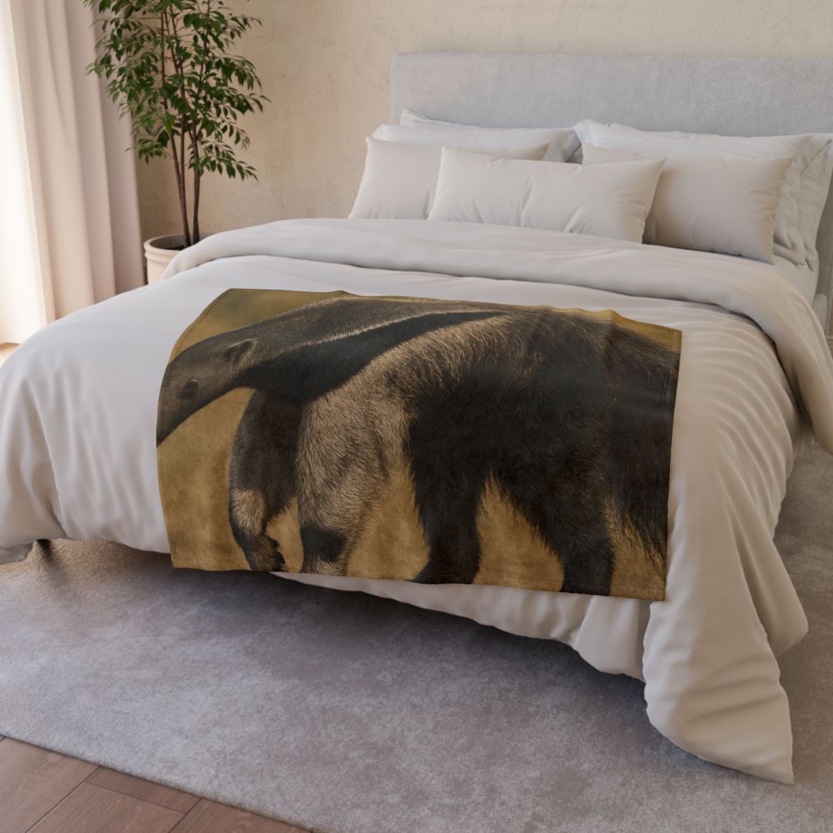 Velvet Trail Giant Anteater warm winter blankets