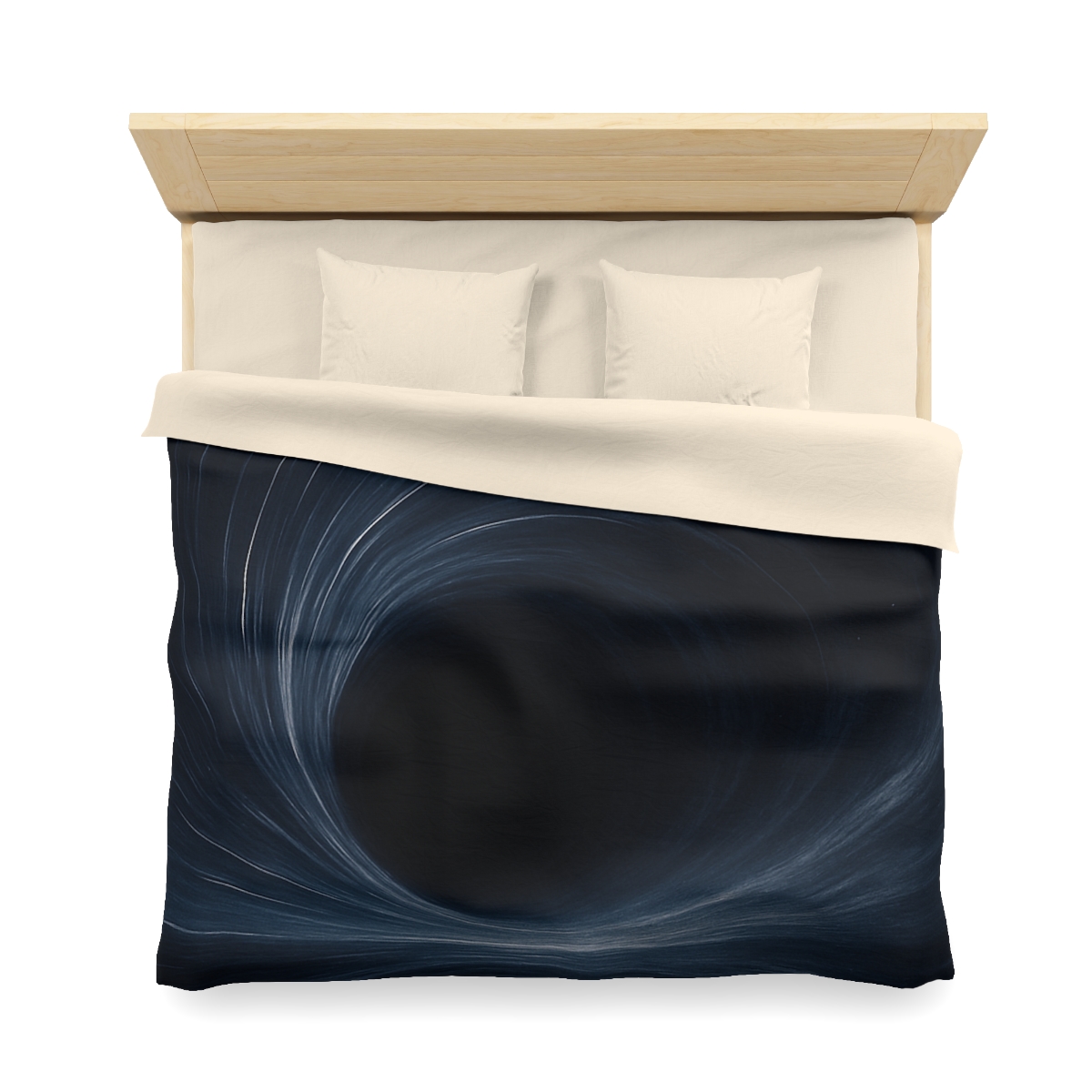 Midnight Gravity Vortex custom duvets