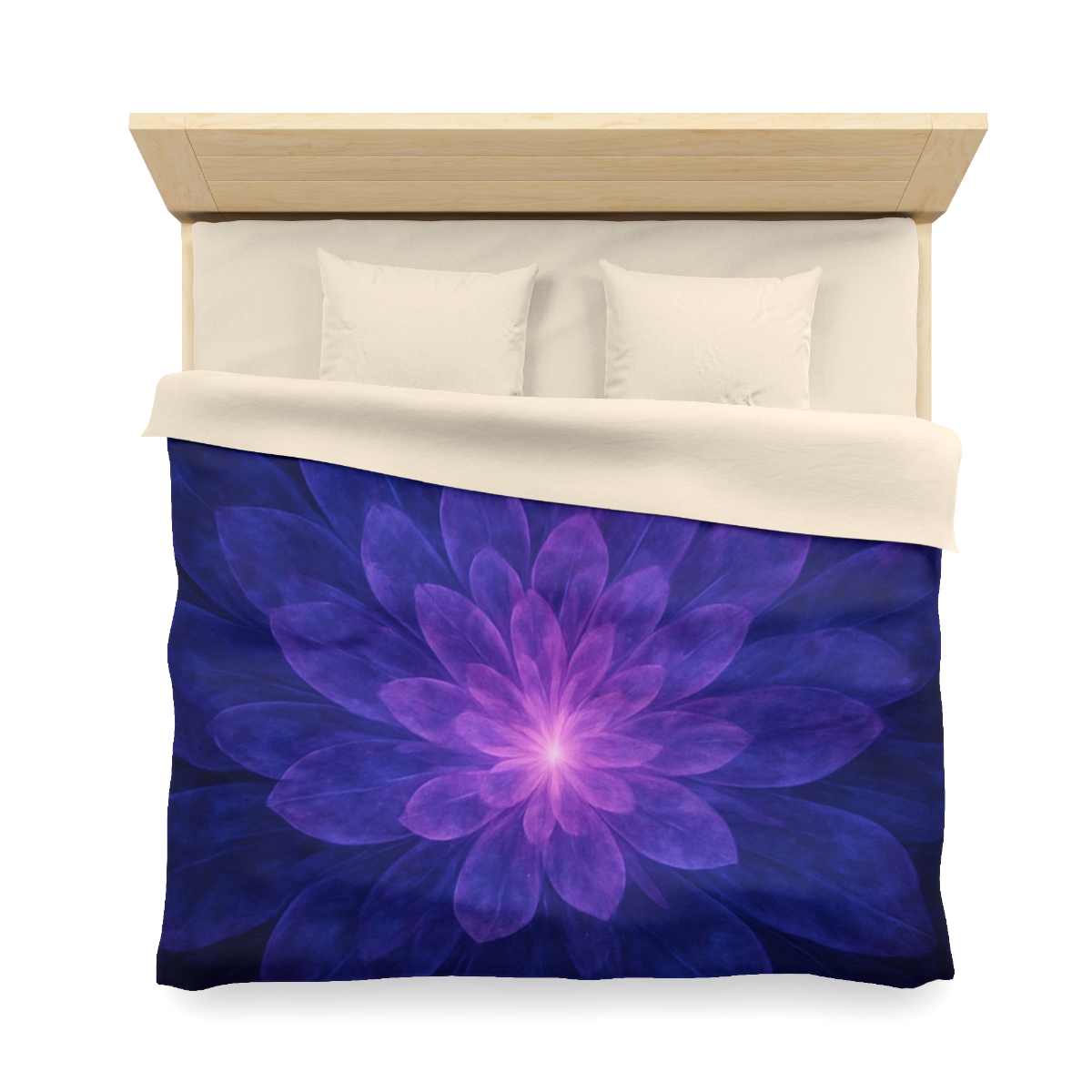 Nebula Petal Radiance designer printed duvets