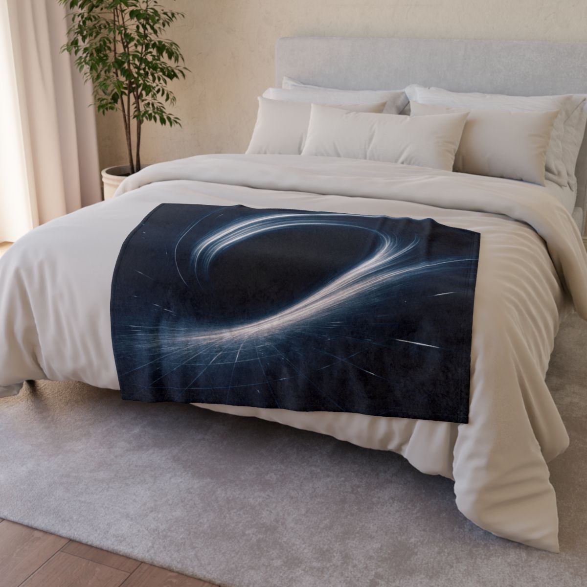 Gravity Well Vortex stylish throw blankets