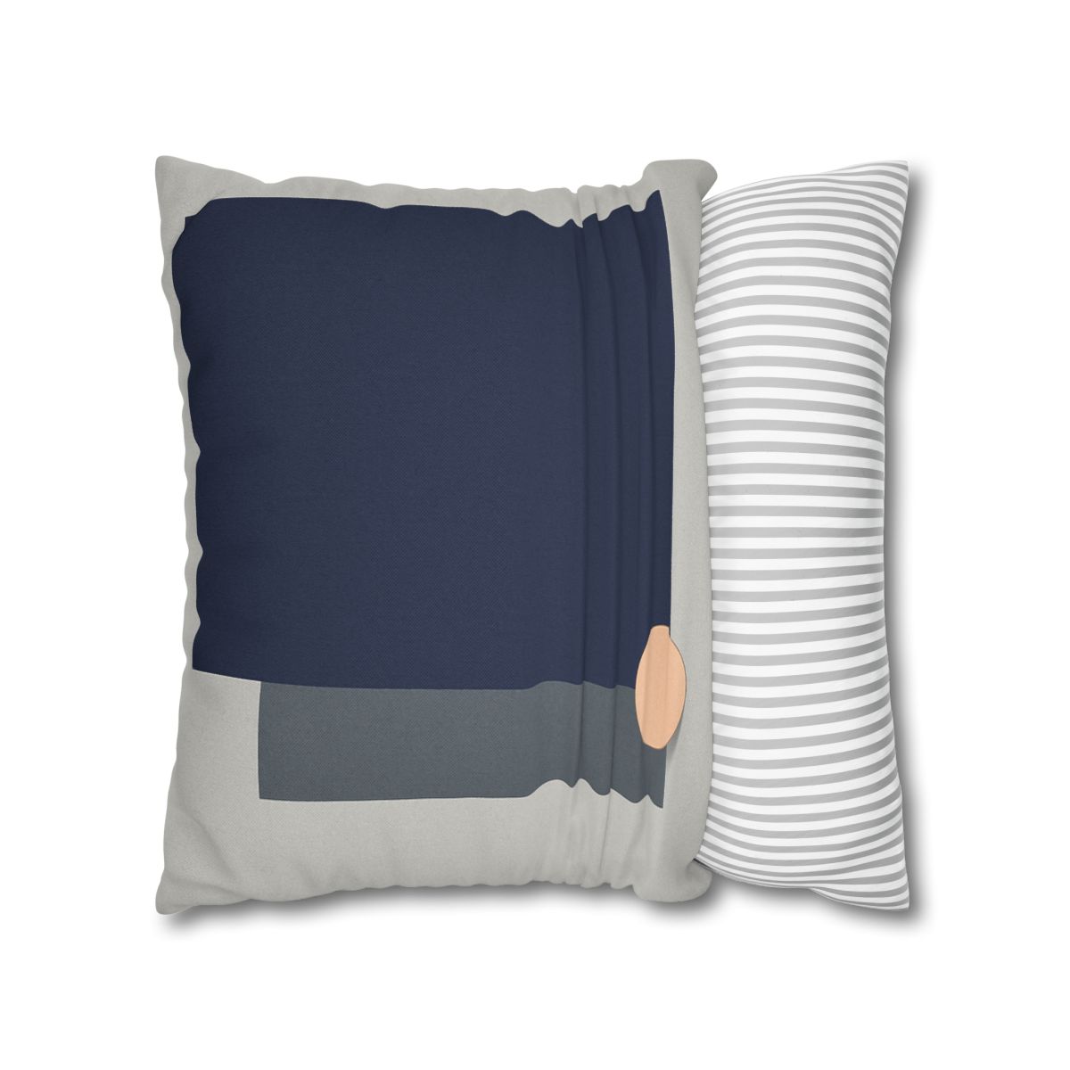 Balanced Triad With Open Center personalized pillow covers