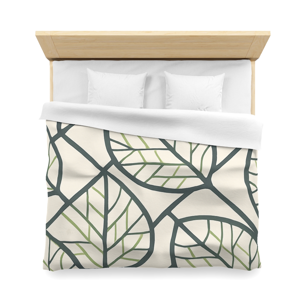 Venation Circuit Grid custom duvets