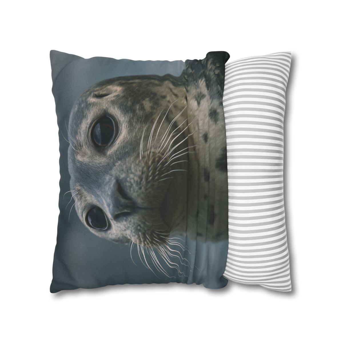 Harbor Seal Serene Gaze trendy patterned pillow cases