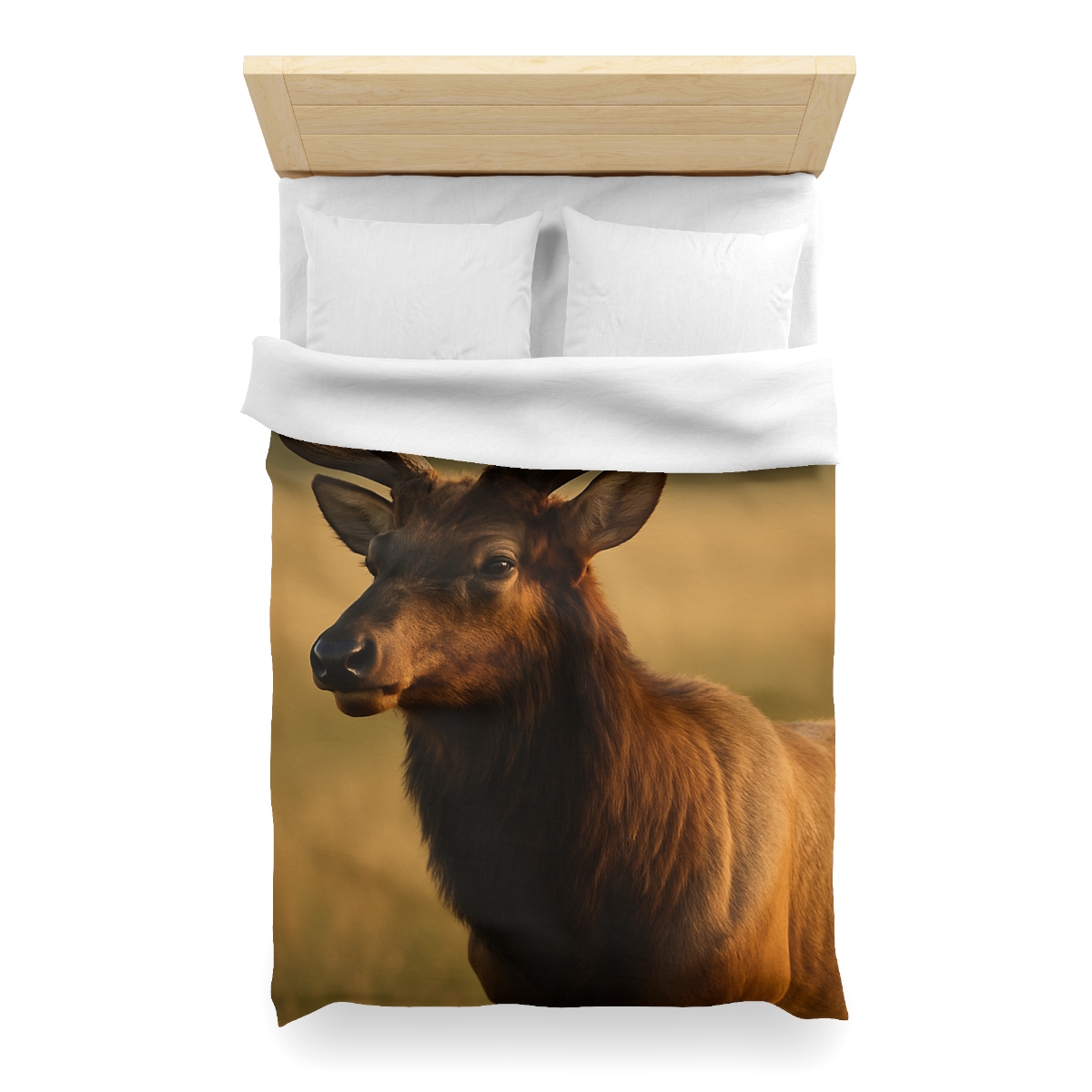 Antler Crown Mountain Elk soft comforter duvets