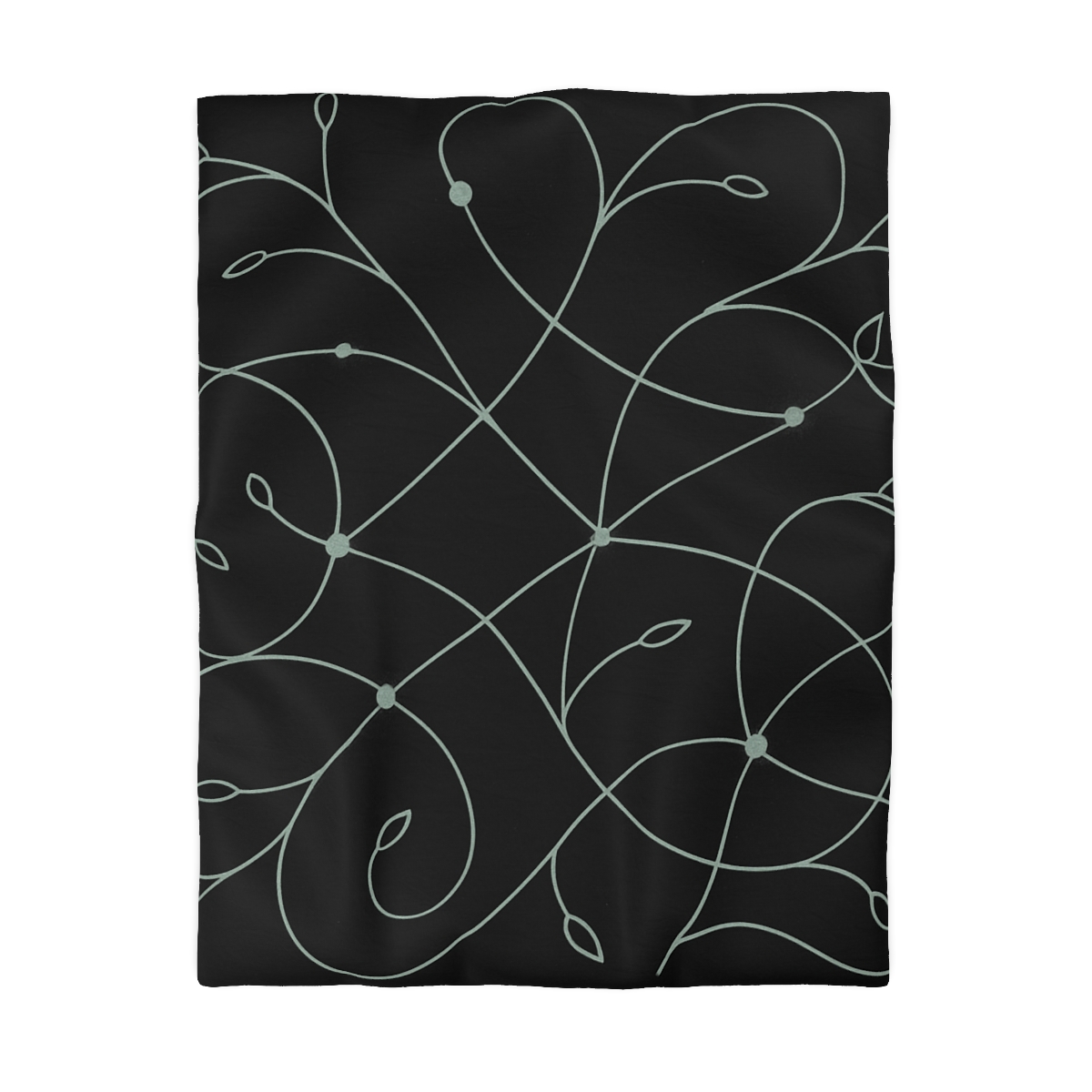 Vine Lattice Constellation Map designer printed duvets