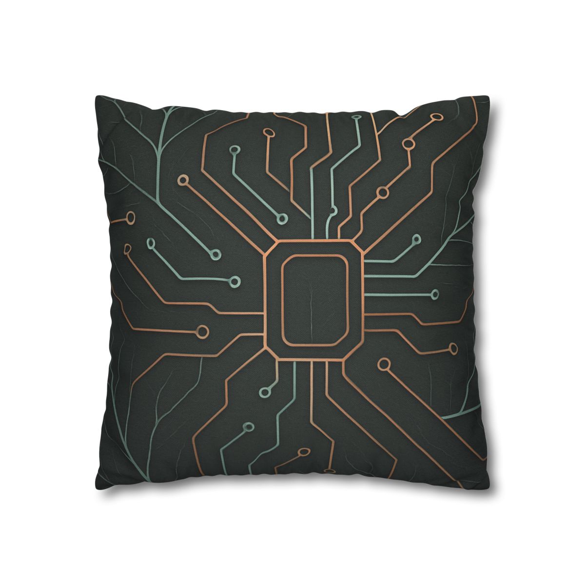 Leaf Vein Circuitry custom pillow cases