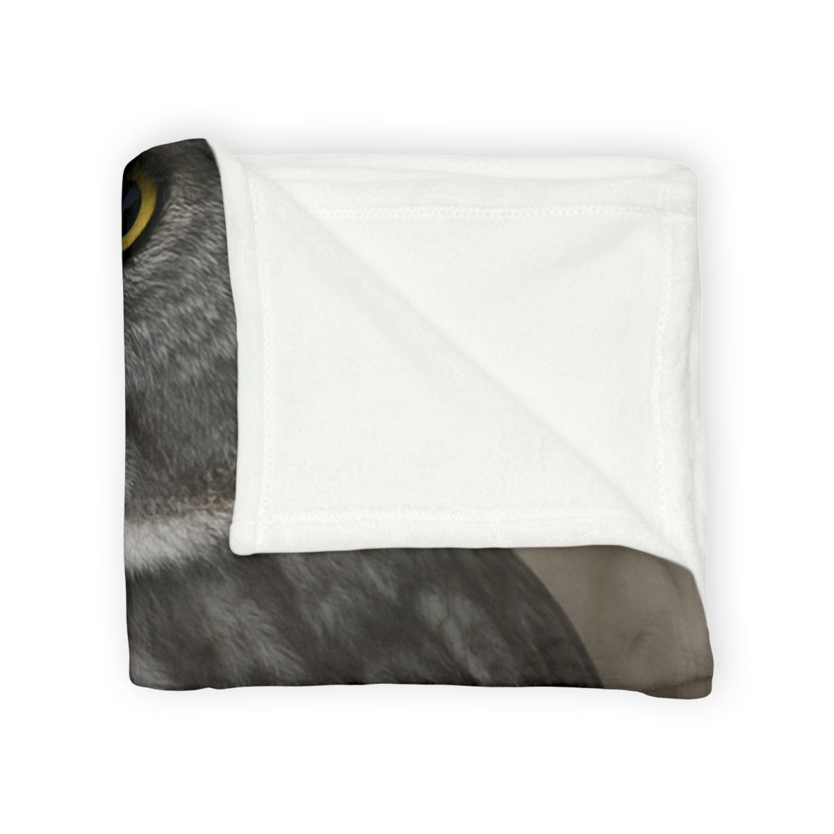 Frost Note Great Gray Owl stylish throw blankets