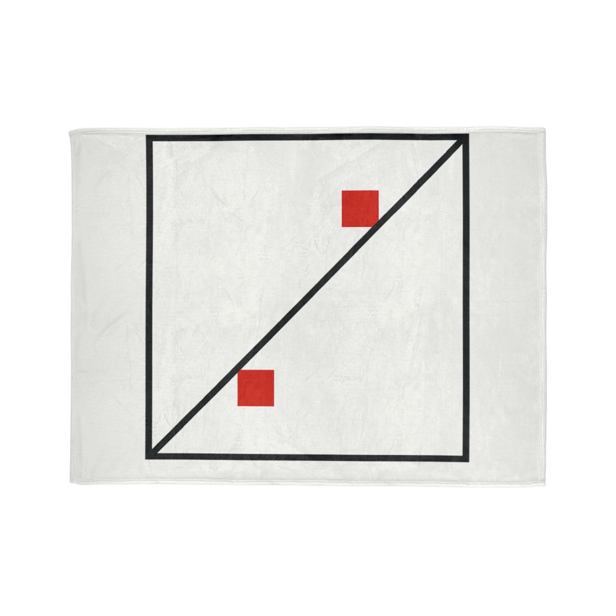 Diagonal Frame Split personalized cozy blankets