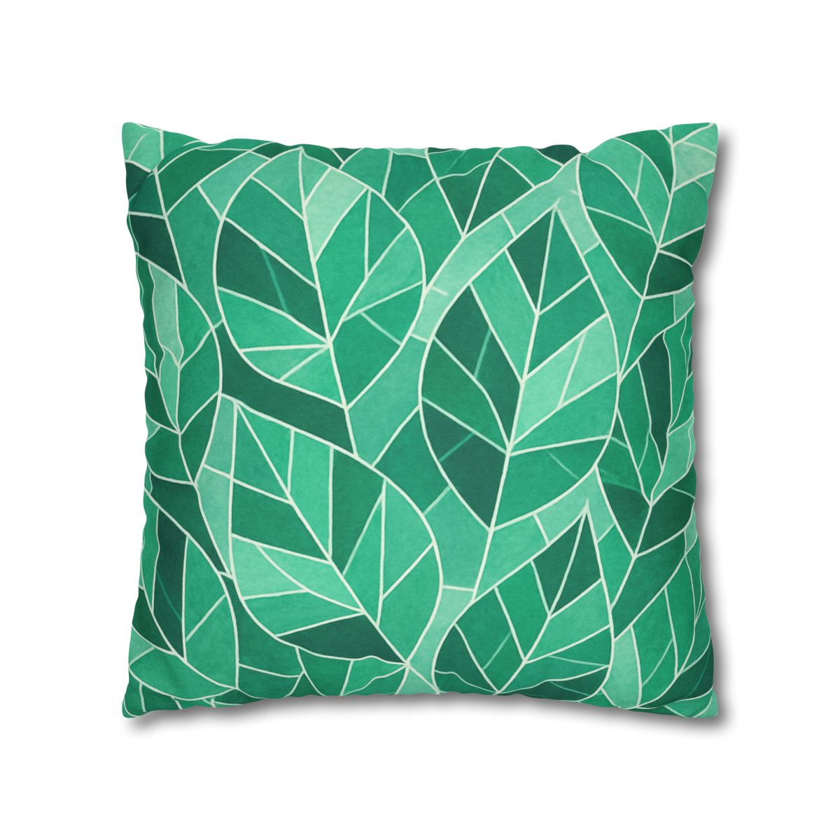 Crystal Leaf Mosaic personalized pillow covers