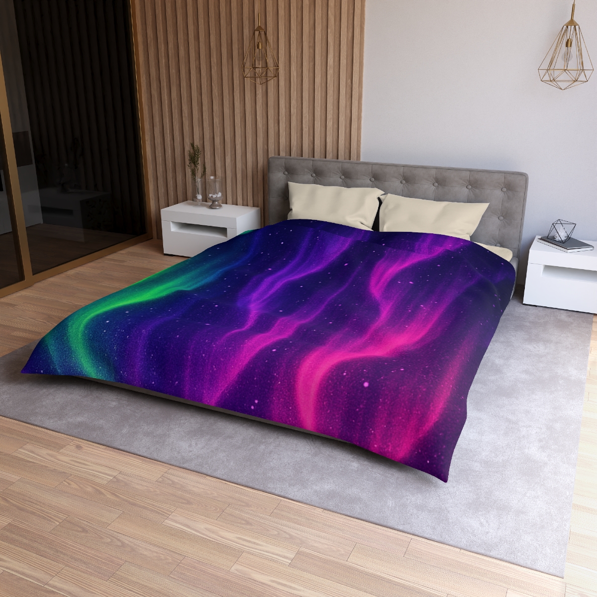 Aurora Plasma Veil Carnival unique patterned duvets