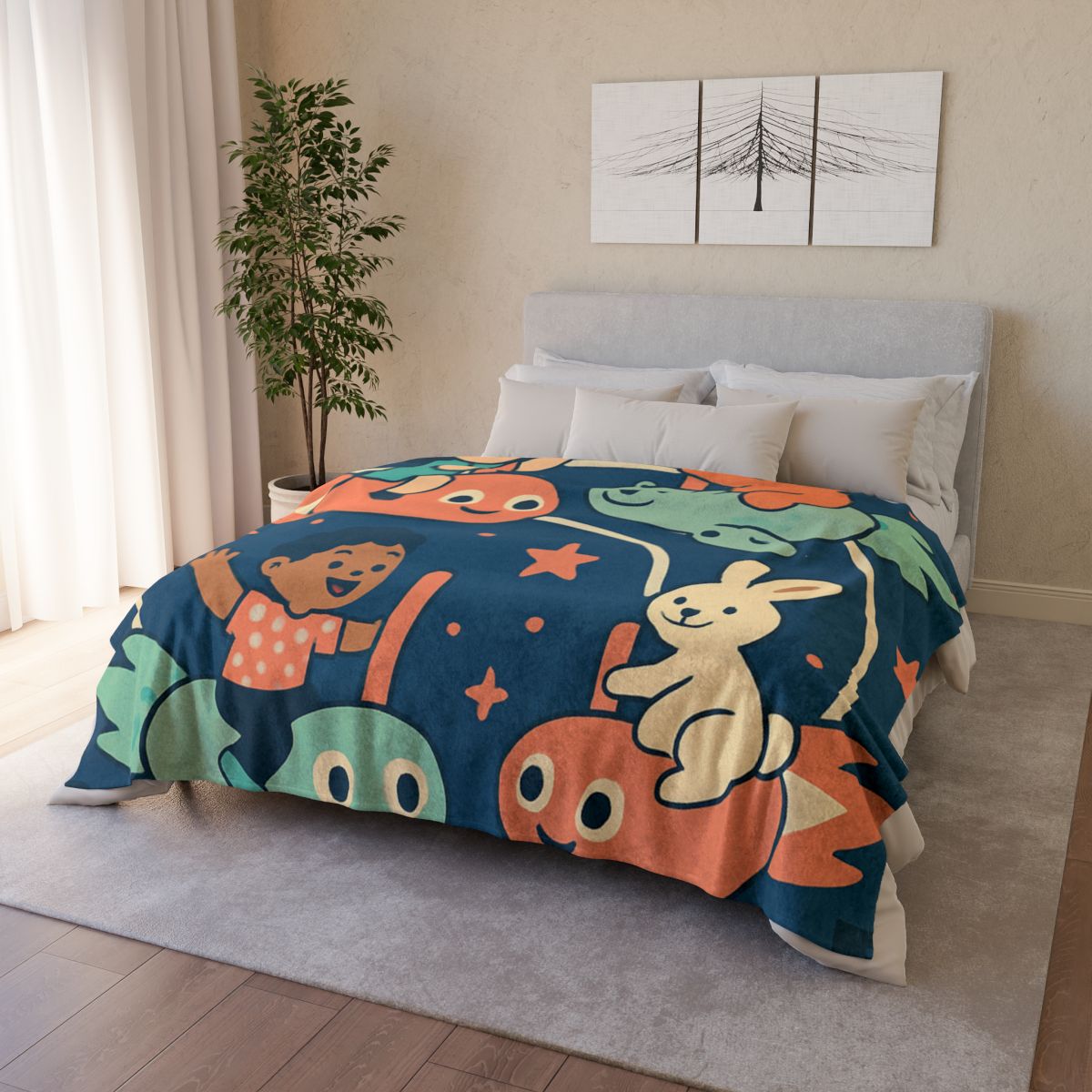 Comet Carousel Park decorative home blankets