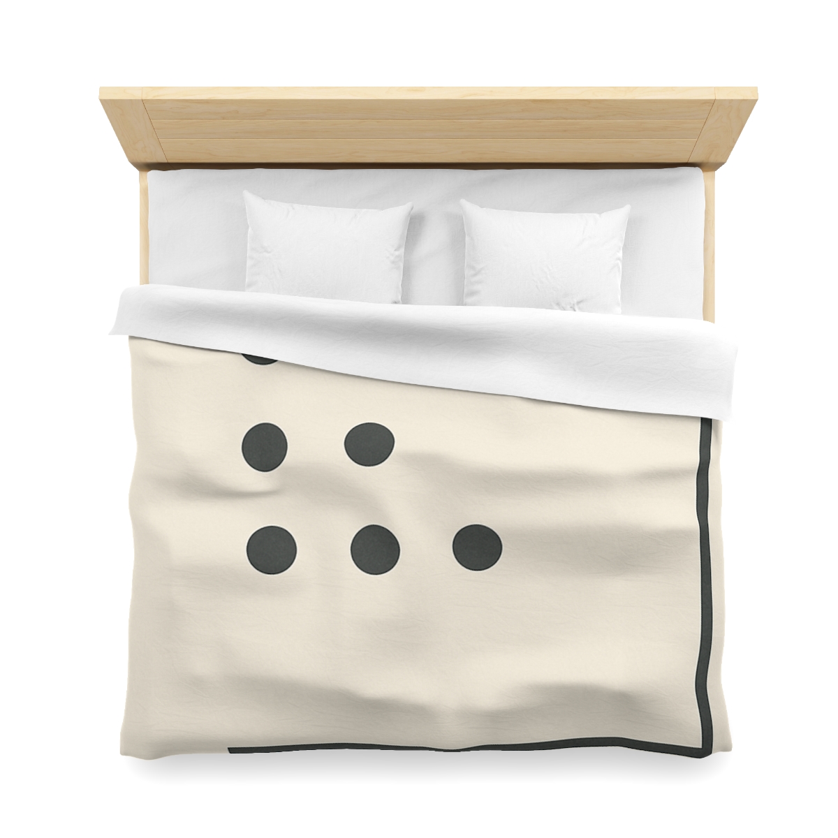 Sparse Dot Grid With Broken Frame trendy bedroom duvets