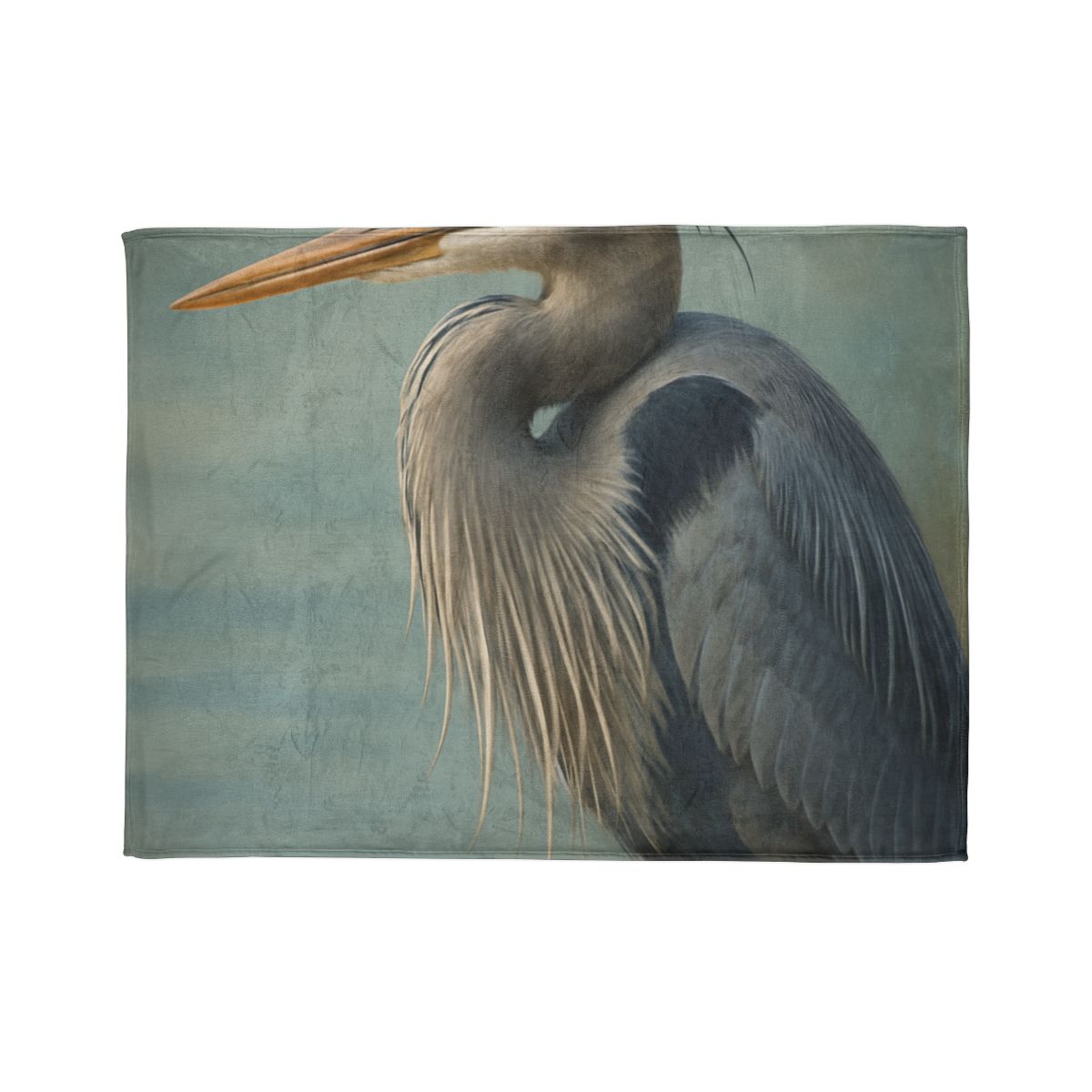 Harbor Watch Great Blue Heron warm winter blankets