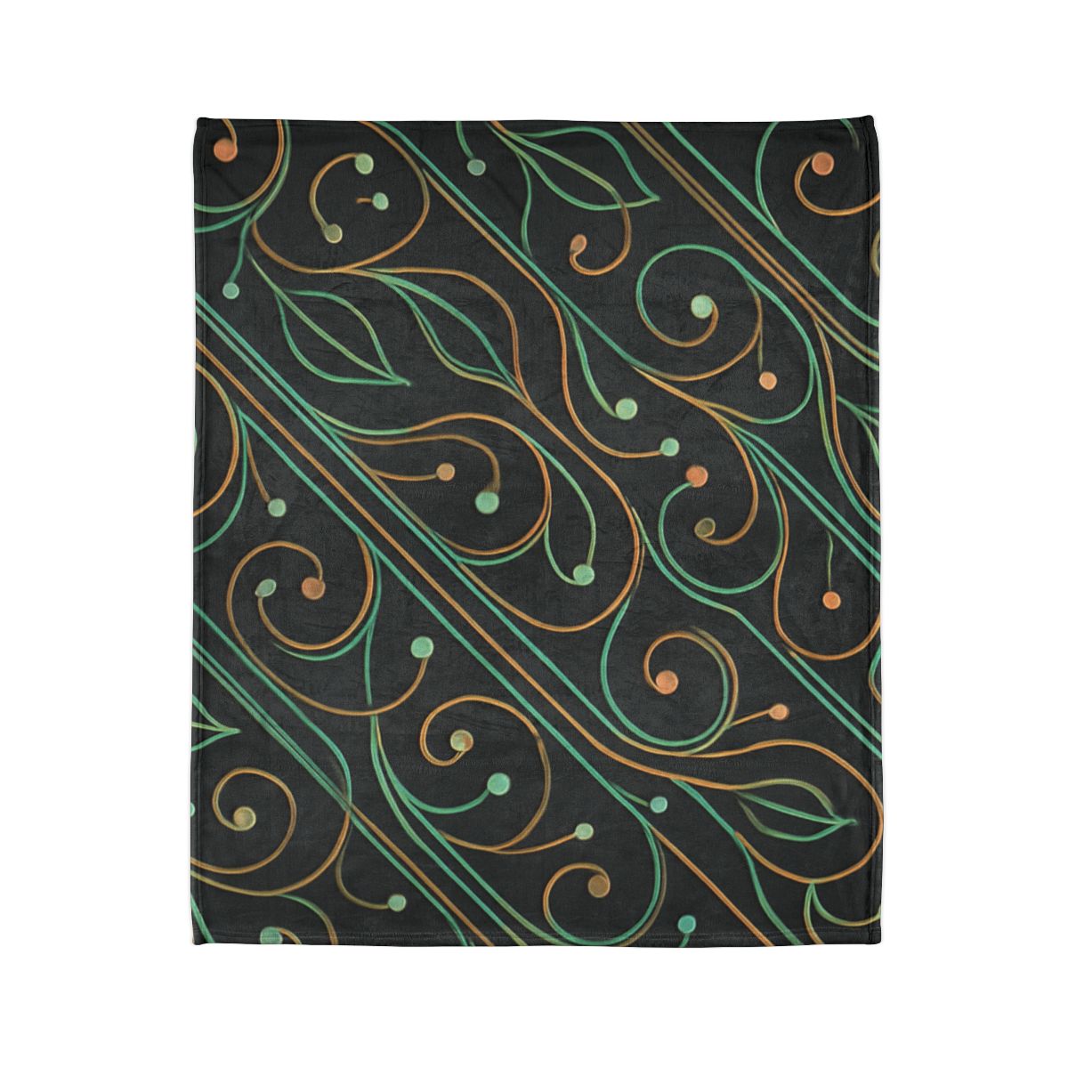 Vine Circuit Lattice soft fleece blankets