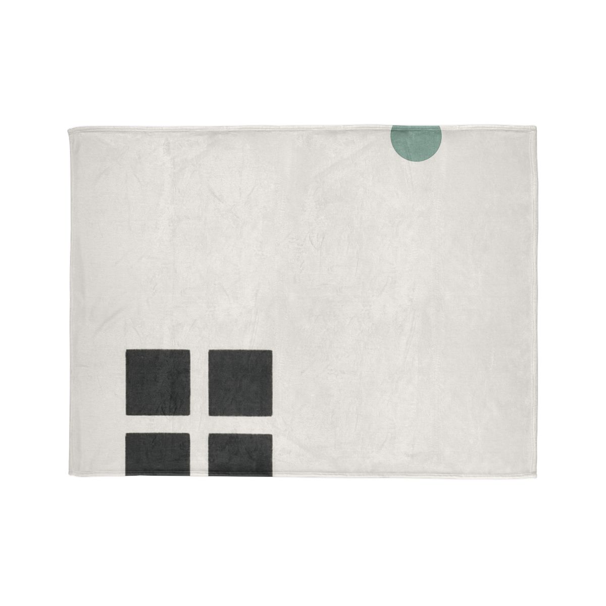 Corner Grid And Wandering Planet personalized cozy blankets