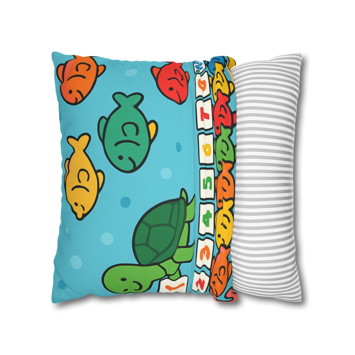 Coral Reef Number Parade personalized pillow covers
