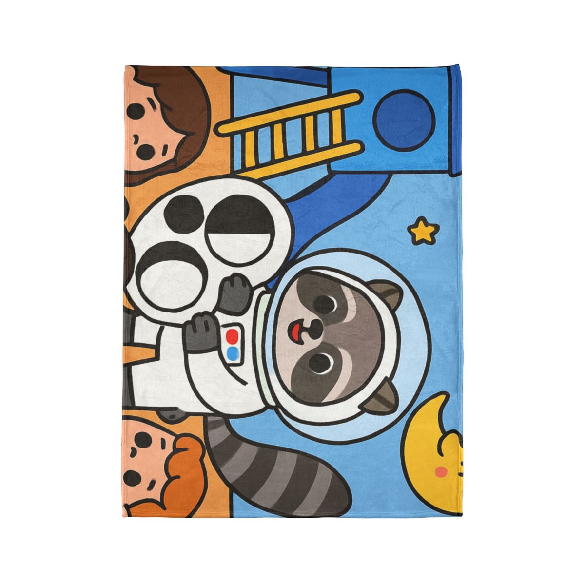 Moon Phase Playground Parade personalized cozy blankets
