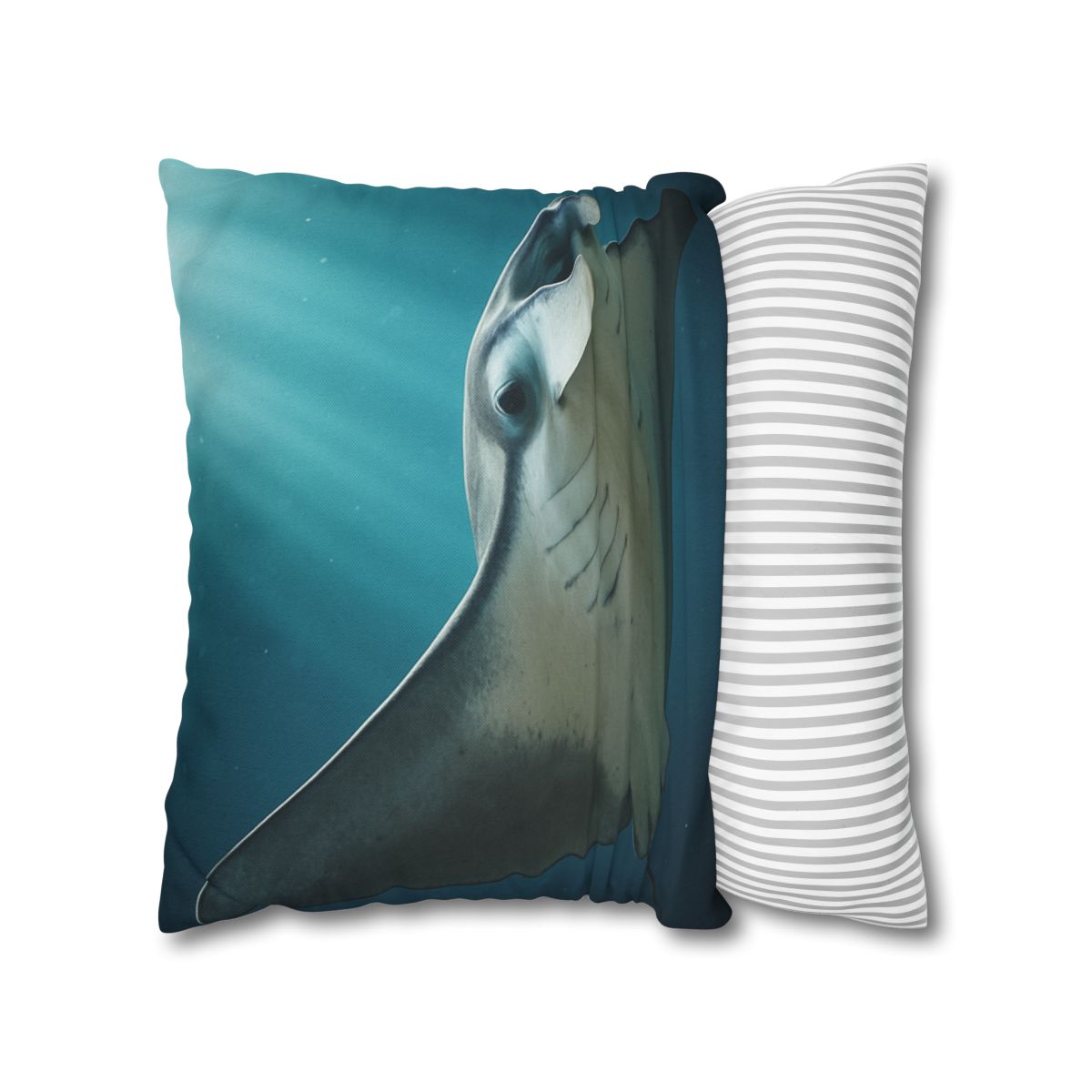 Silk Wing Drift Manta Ray custom pillow cases