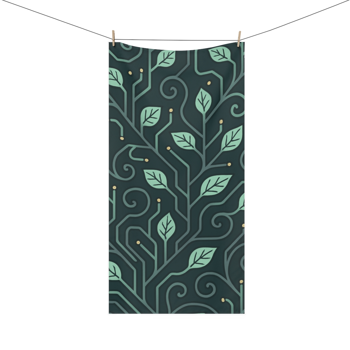 Vine Circuit Lattice stylish beach towels