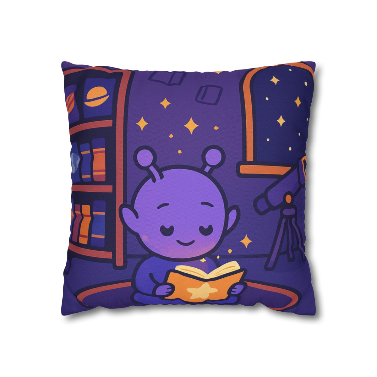 Library Of Floating Star Books personalized pillow covers