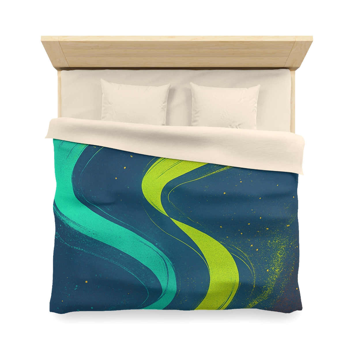 Auroral Dust Ribbon designer printed duvets