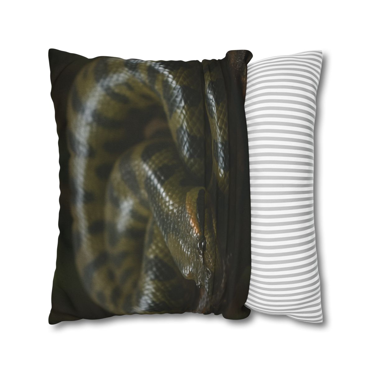 Shadow Coil Green Anaconda comfortable bedding pillow covers
